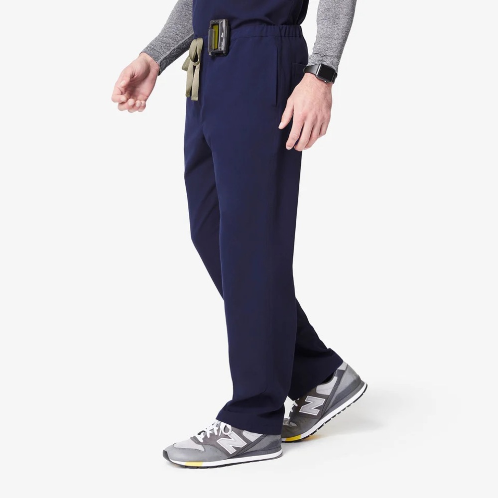 Figs Men's Pisco Basic Scrub Pants in Navy Blue Size Large
